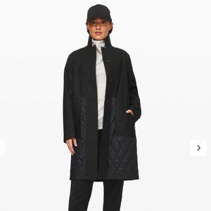 Lululemon Roam Far Wool Coat Waterproof Wool
